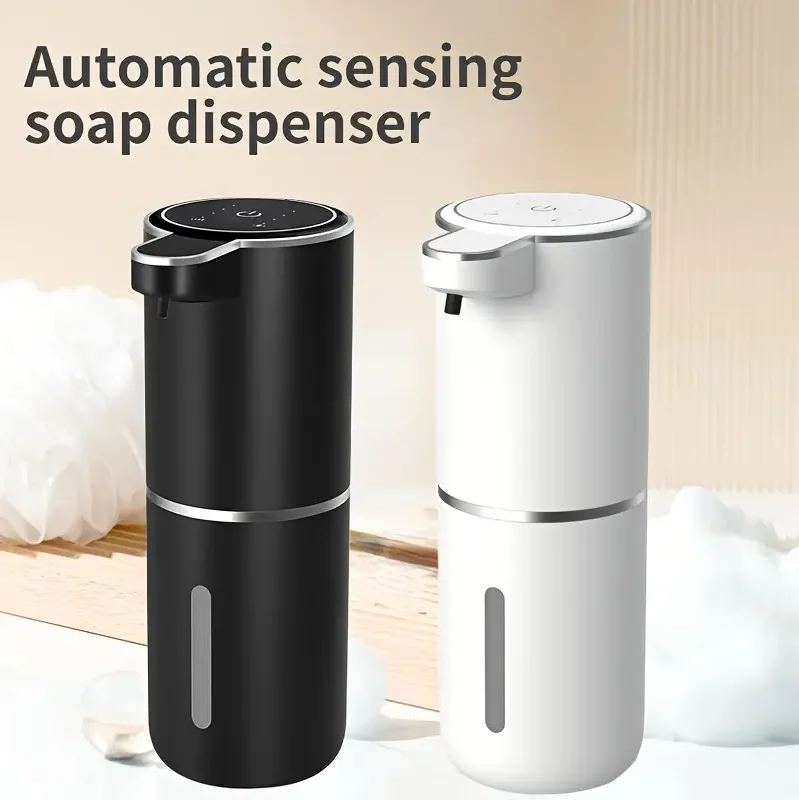 380ML Touchless Tabletop Or Wall-Mounted  4-Levels Adjustable Foam/Liquid Automatic Smart Sense Soap Dispenser Hand Wash Machine