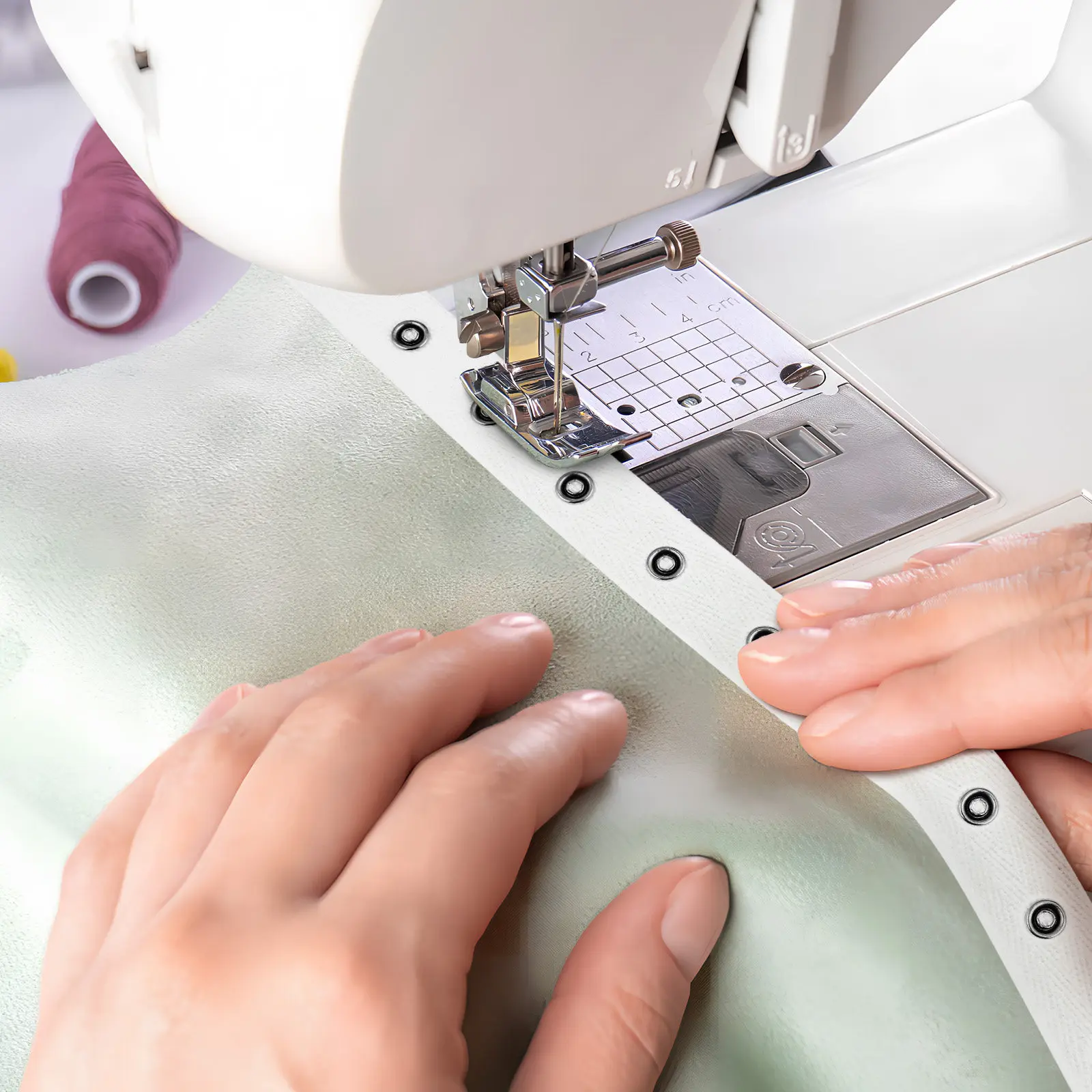 

1Set Snap Button Tape Strong Press Stud Strip Snap Fastener Ribbon for Sewing Clothing Bags Curtains Craft Garments Accessories