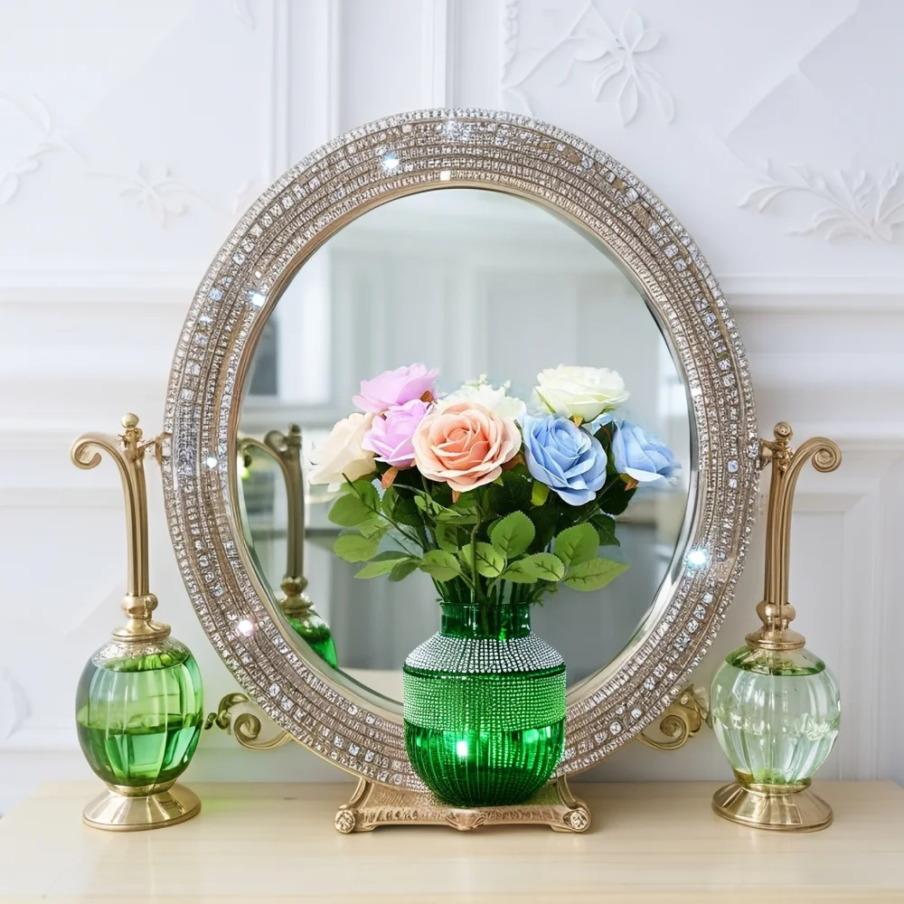 

12pcs Artificial Rose Flower Branch Artificial Flowers Blue Pink Rose Real Fake Rose Wedding Decoration Home Dining Table Vase