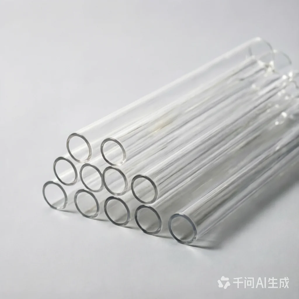 10pcs Fused Silica Capillary Tube, Single Bore Quartz Glass Tube OD 2mm-25mm, High Temperature Resistant for Lab Use