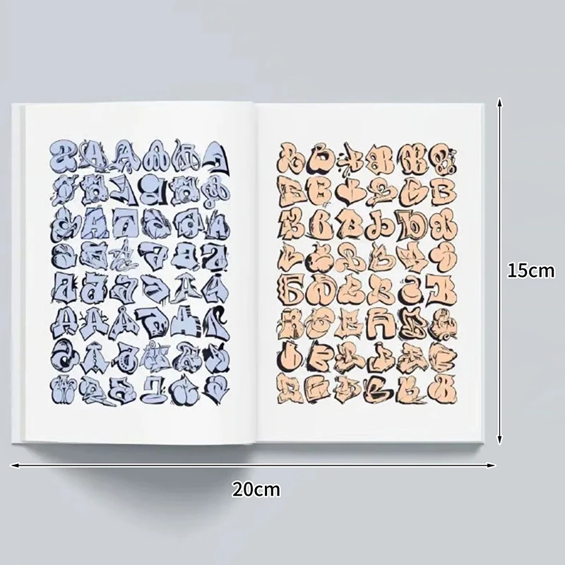 Collector Edition: Über 3000 Graffiti-Schriftbeispiele, geeignet für Graffiti-Enthusiasten und Anfänger – Detail 5