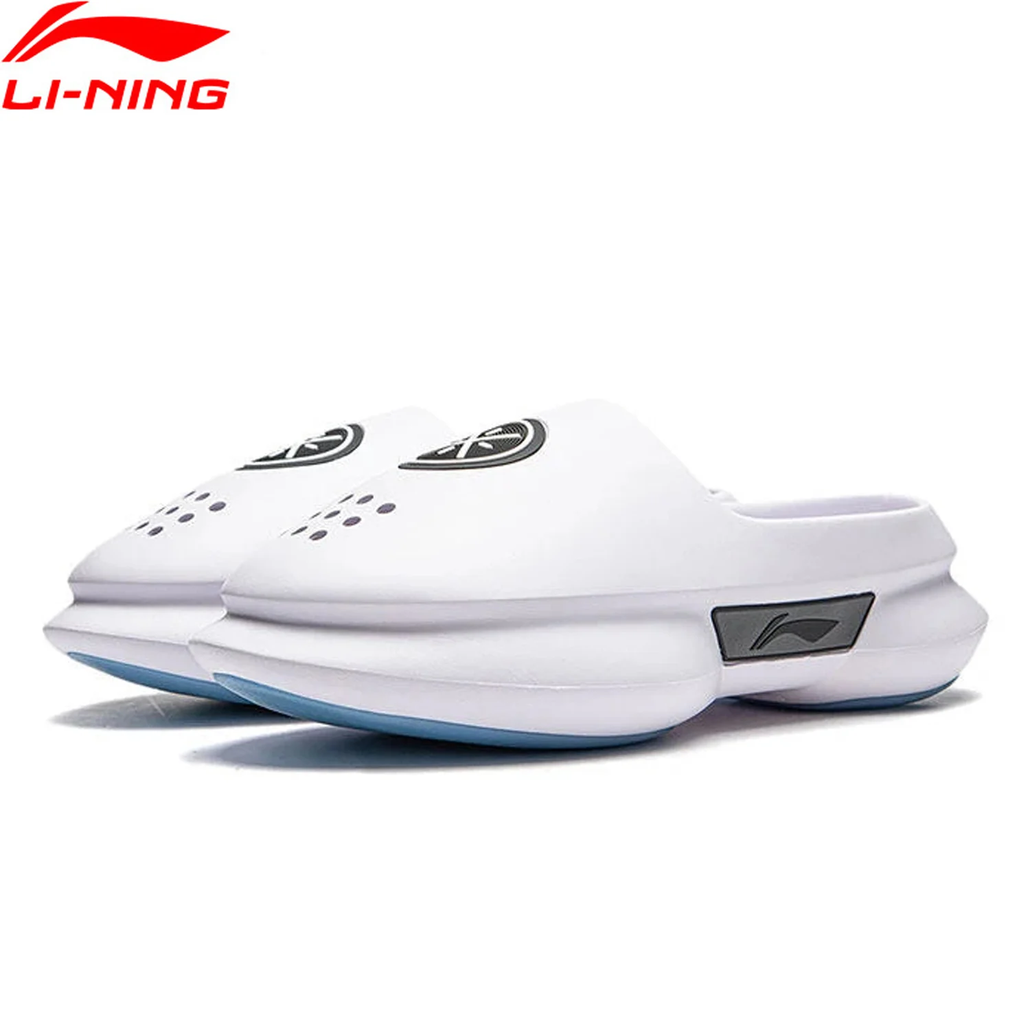 

Li-Ning Men WADE Off Court Slides Lightweight Cushion Reflective Basketball Slippers LiNing Soft Platform Sandals ABTU003