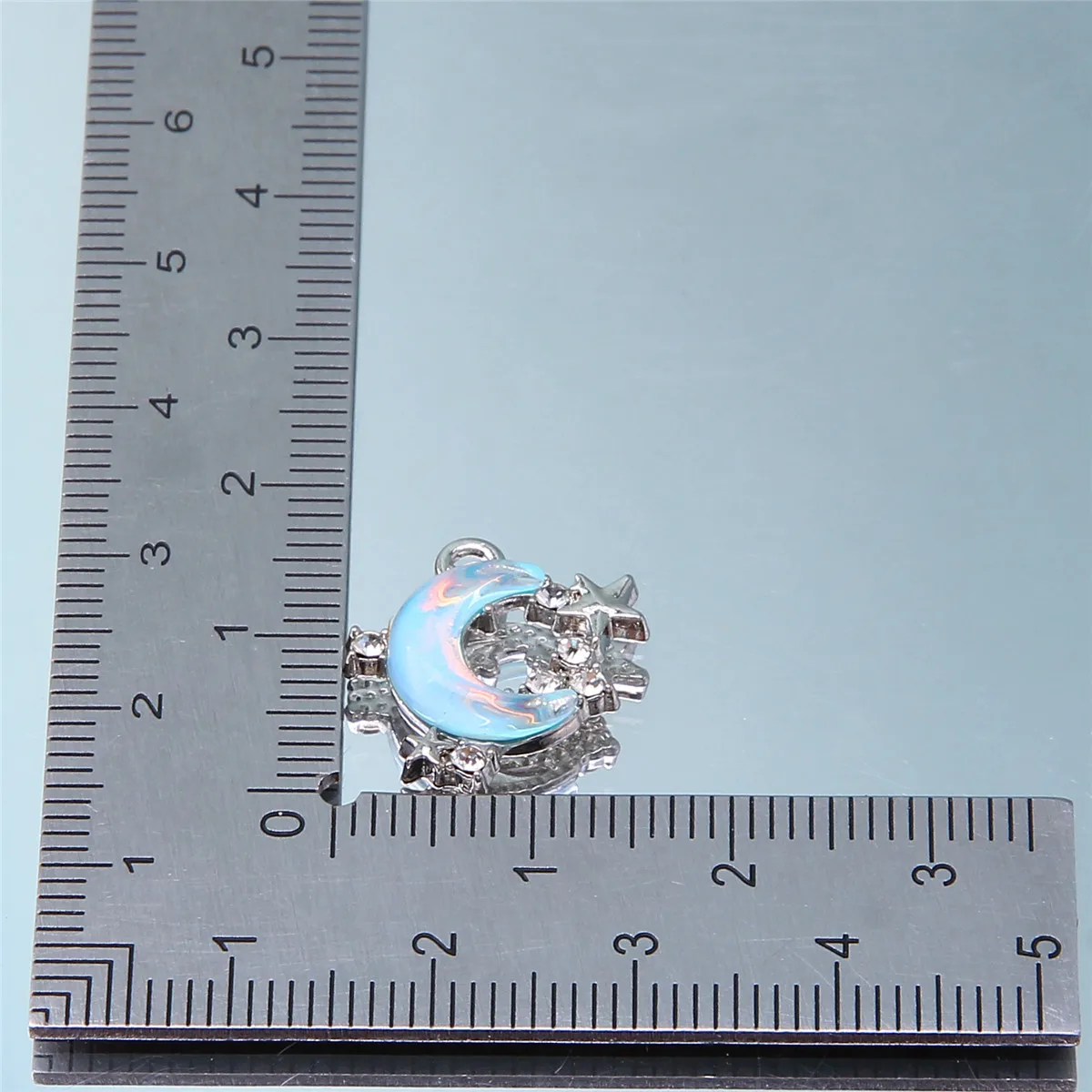 10pcs Y2K Style Colorful Moon Star Theme Pendants for DIY Fairy Style Necklace Earrings Pendant Jewelry Accessories