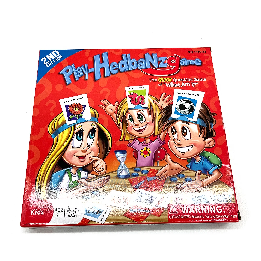 What Am I HEDBANZ ゲーム I Said Guess Who I Am キッズボードゲーム エンターテイメントおもちゃ パーティー用品 親子インタラクティブ
