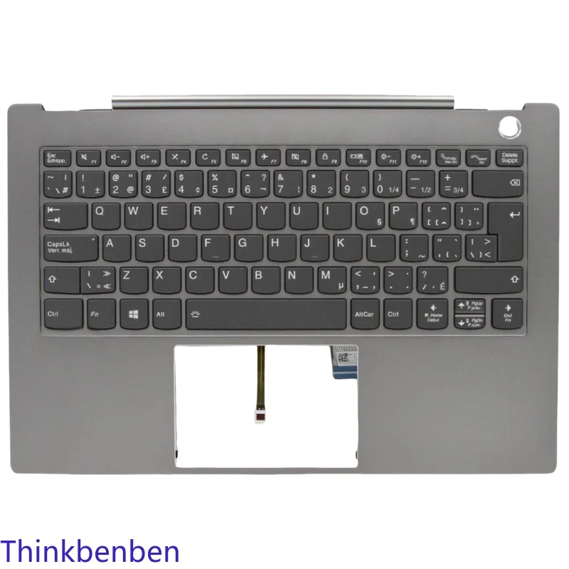 

Корпус верхней части клавиатуры (подставка для рук) CFB Canadian French Mineral Gray для Lenovo ThinkBook 14s IWL 5CB0U43068