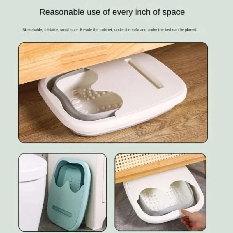 Collapsible Foot Soaking Bucket Portable Space Saving Foot Bath Tub for Household Spa Pedicure Daily Foot Relaxation - view 4