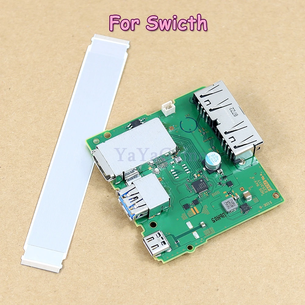 10Sets For Switch Charging Dock Motherboard with Cable HDMI-Compatible Docking output charging Mainboard for Nintend Switch