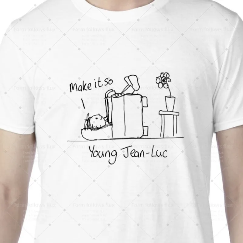 

2026 men T-Shirt Hoodie Young Jean-Luc Back in the day SciFi Spaceships Hand Drawn Comic style Unisex S-6XL Plus Size Friendly