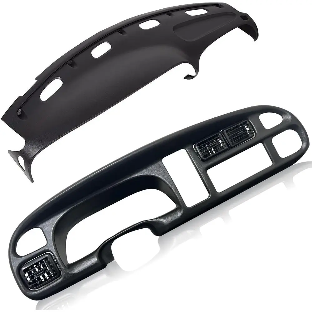 

Накладка на приборную панель и лицевую панель, совместимая с пикапами Dodge Ram 1500, 2500, 3500 1998-2001 годов выпуска, с вентиляцией и приборной панелью