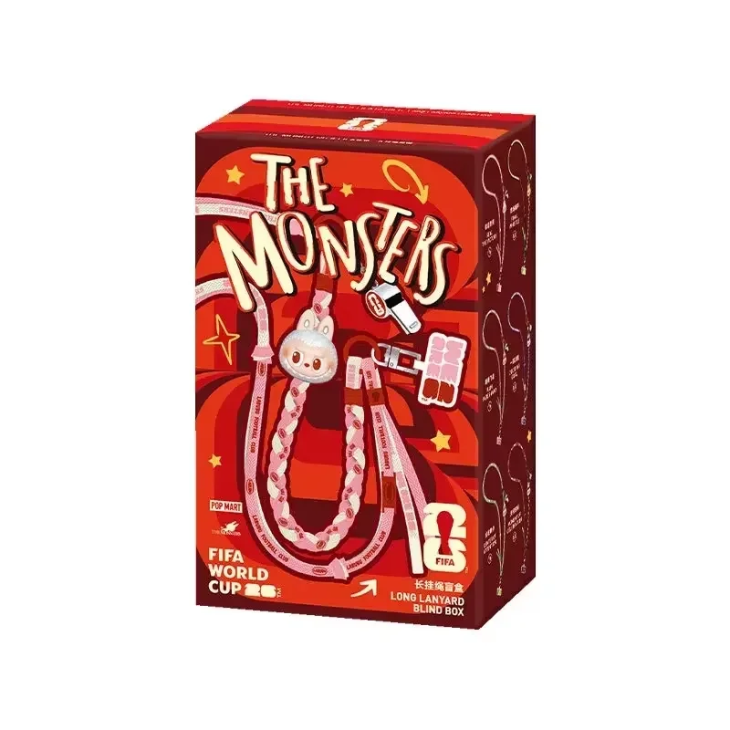 

POP MART Labubu Monsters FIFA Series Mobile Phone Lanyard Blind Box Collectible Figurine Ornament Genuine