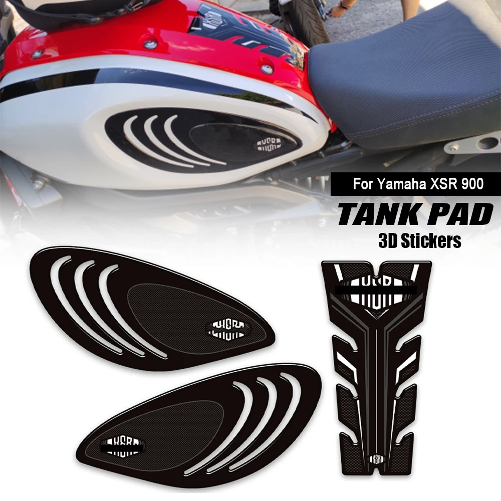 2018-2022 Tankpad Decals For Yamaha XSR 900 XSR900 Motorcycle accessory Tank Pad Grips Fuel Oil Kit Knee Protector 3D Stickers