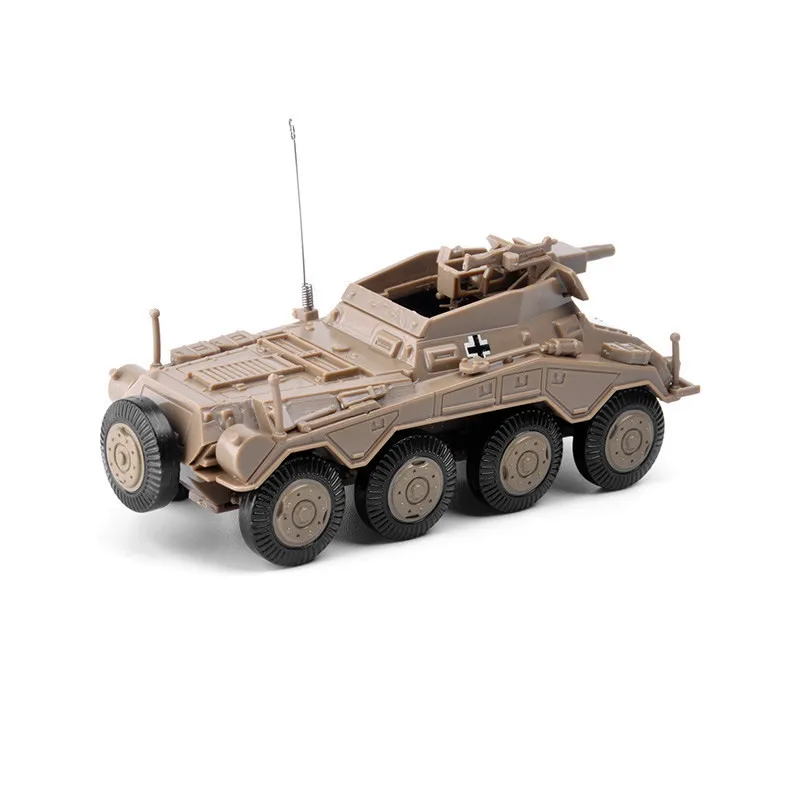 4D 1/72 ww2 Sd.Kfz.234 بوما مدرعة سيارة استطلاع مركبة الجمعية نموذج العسكرية لغز لعبة