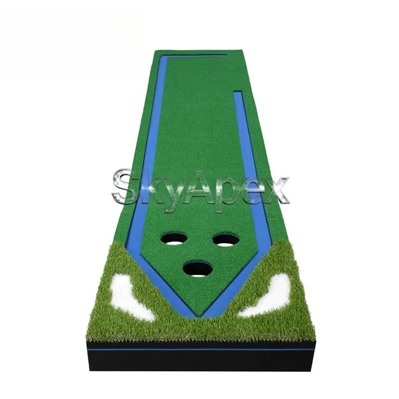 Mini Golf Grass Putting Green Mat Training Aids Indoor Reliable Turf Build Convenient Stable For Daily Putting Skill Improvement