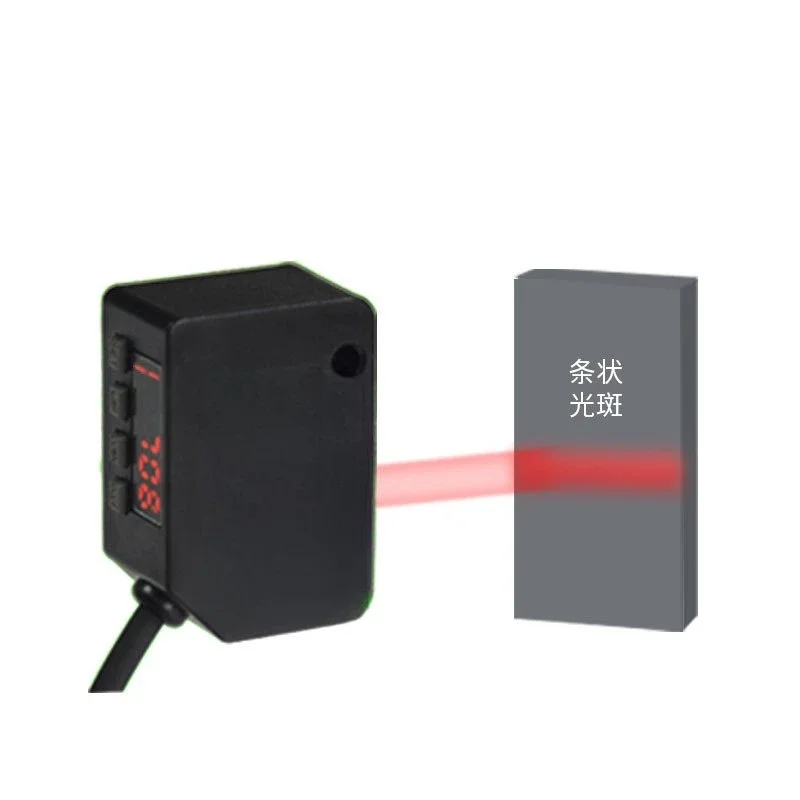 Saklar induksi fotolistrik FGN20-30NF-I sumber cahaya garis refleksi difus tampilan digital jarak jauh