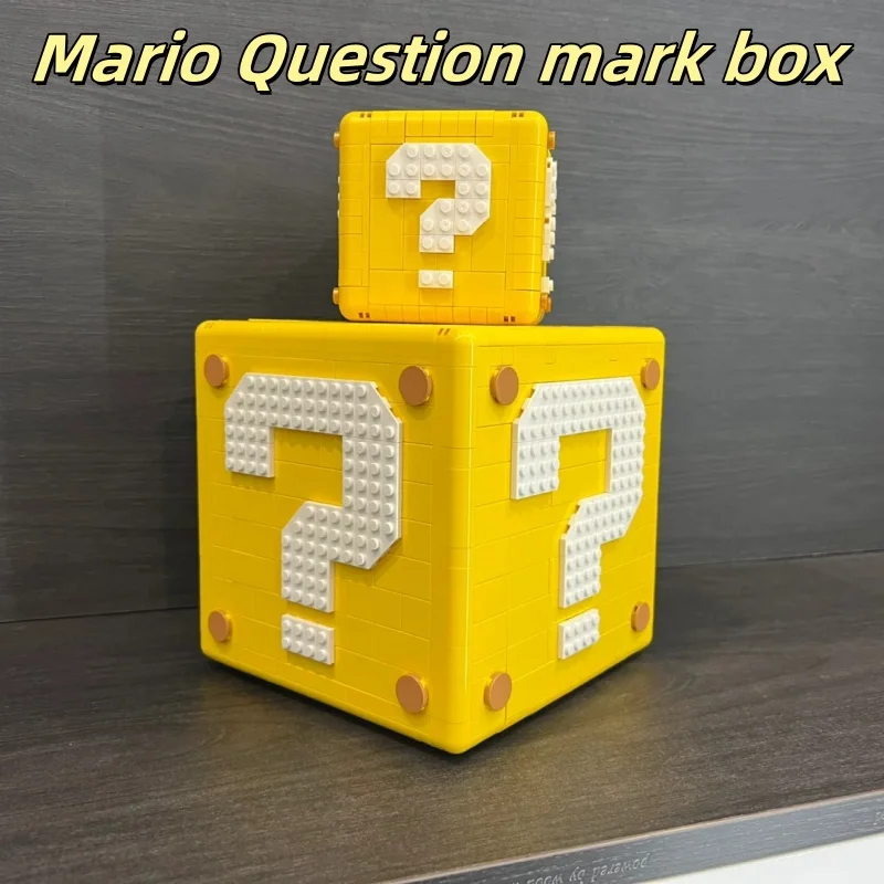 

Brand new 64 question mark building blocks 2064 pieces of popular game super entertainment system question mark box suitable for