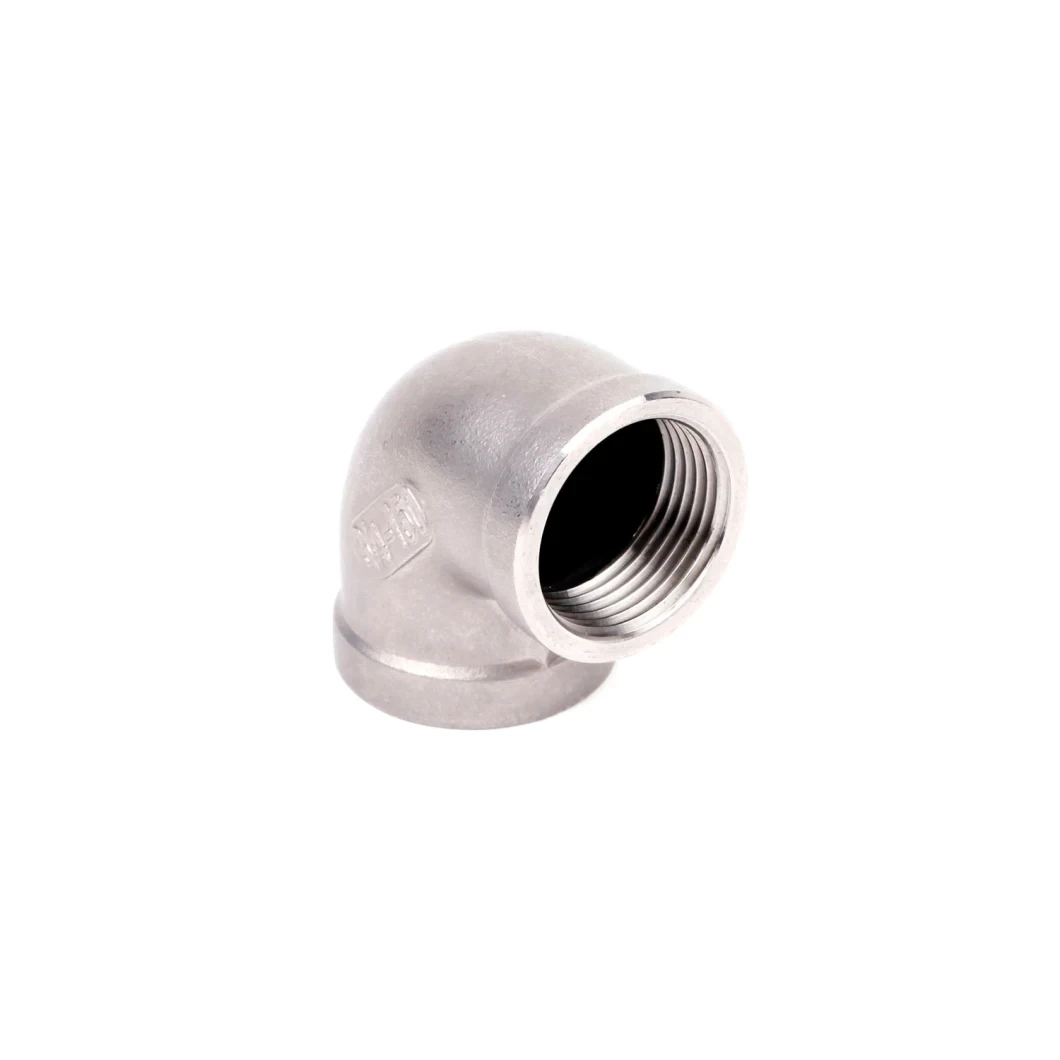 Forged Pipe Fitting Stainless Steel 316L DN65 3000# Thread Elbow