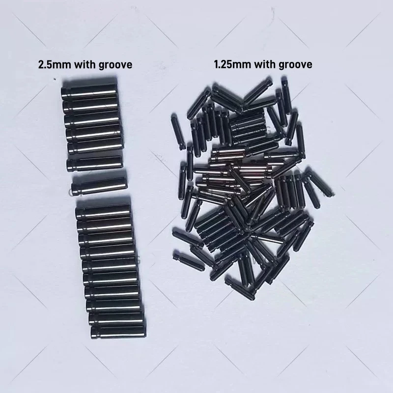 LC metal ferrule without groove 20pcs 1.25mm 127um 230um 330um 400um 430um 440um 500um 600um FC fiber optic ferrule