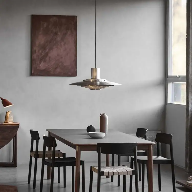 

Nordic Style Modernity Pendant Lamp UFO 38/48CM Big Size Indoor Hall Lighting Multi-layer Aluminum Sheet Dining Room Bar