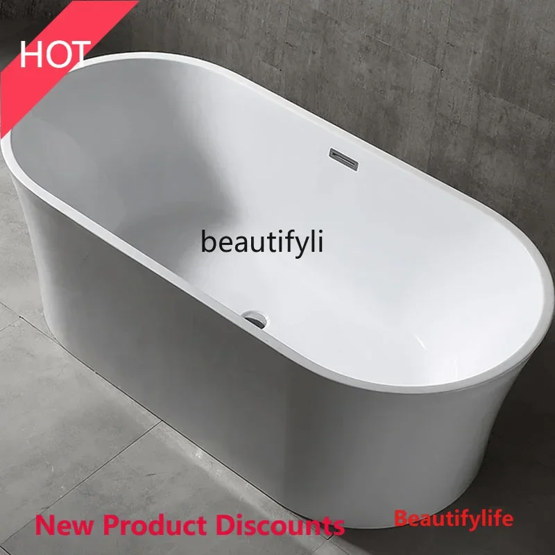 

A76 C 6804 bathtub 1.7 meters inner white outer black acrylic bathtub