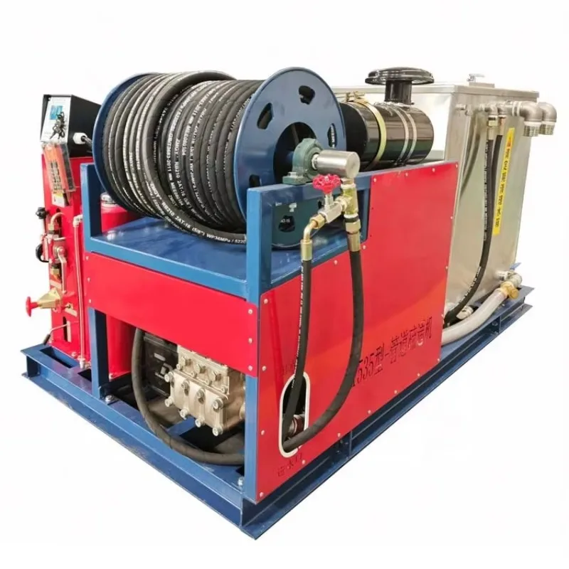 2024 Hot Sale Remote Control Type Trailer Mounted Sewerage Jetter For Cutting Roots Cement
