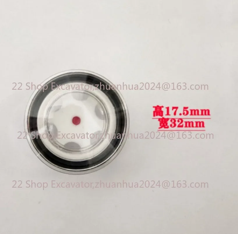 1PC Lathe Level Oil Sight Glass Machine Oil Quantity Round Oil Mark