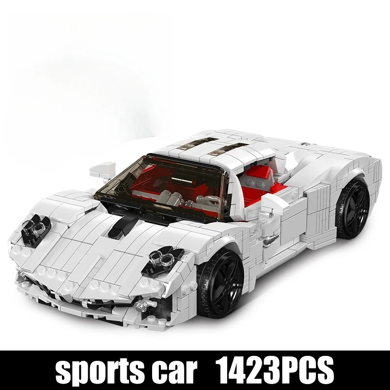 ตัวต่อ Mould King 10196 รถแข่งเทคนิค ยูโทเปีย ซูเปอร์เรซซิ่งคาร์ ชุดตัวต่อประกอบรถสปอร์ต ของขวัญคริสต์มาสสำหรับเด็ก