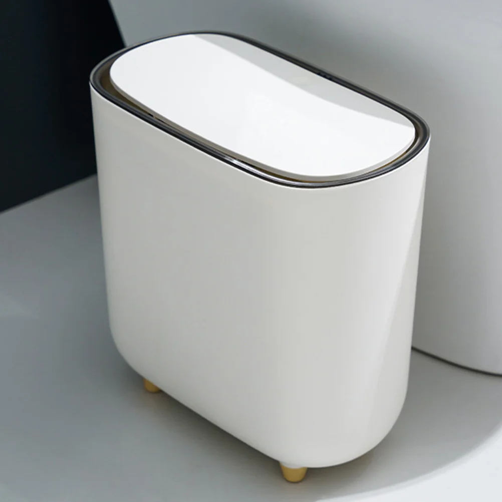 

Trash Can Large Opening Thickened Plastic Bathroom Kitchen Office Garbage Bin Small Waste Basket Household Litter