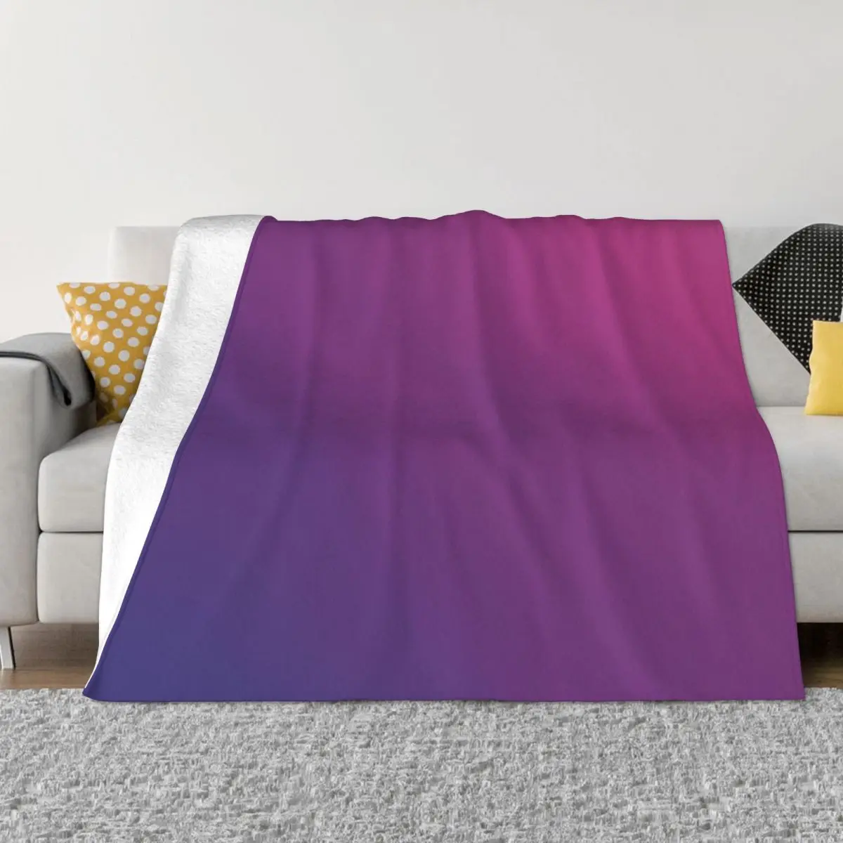 

subtle bi pride gradient Throw Blanket Soft Big Blanket Thin Blanket