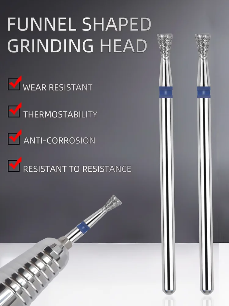 1/3/7/12 قطعة المهنية مسمار مثقاب الخشب ارتداء مقاومة ملف الأظافر ملحق ل مانيكير باديكير مسمار أداة فنية #1