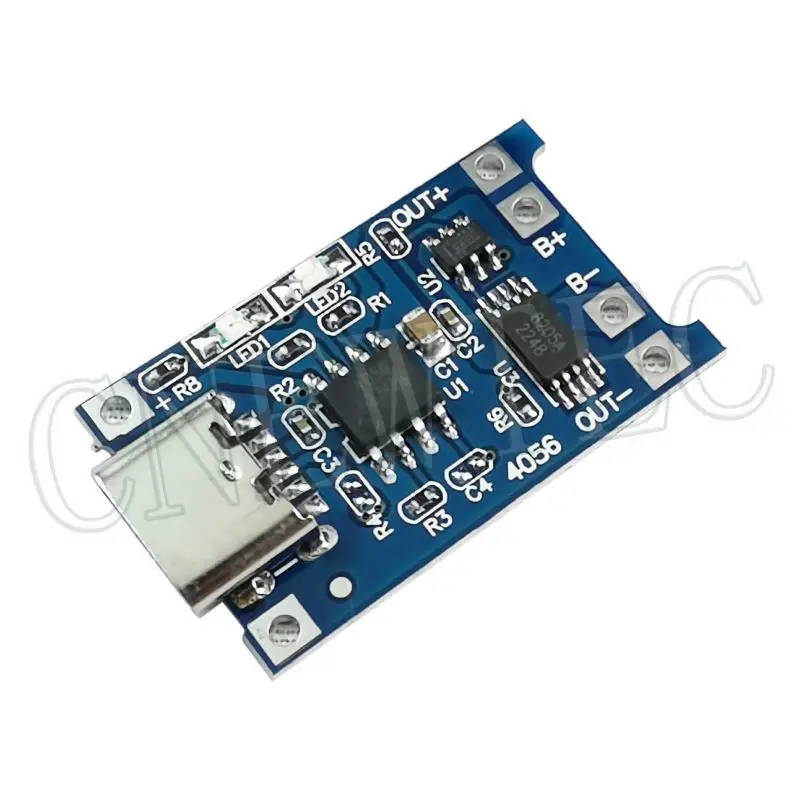 5V 1A TYPE-C USB 18650 Type-c Lithium Battery Charging Board Charger Module+Protection Dual Functions TP4056