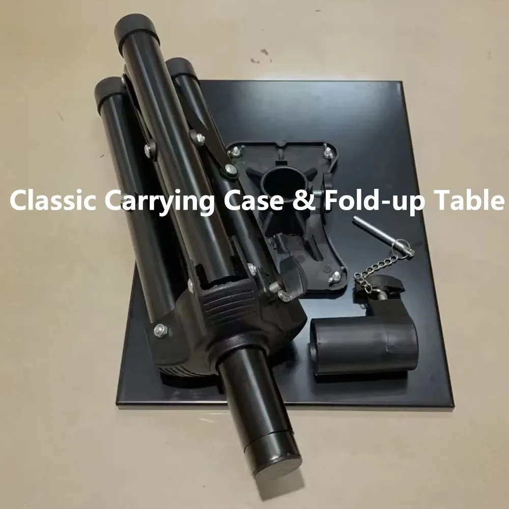 

Classic Carrying Case & Fold-up Table Base Folding Magic Trick Case Magician Table Stage Magic Show Accessories Props