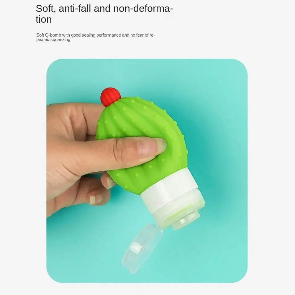 Mini bottiglia di erogazione portatile Bottiglia da viaggio in silicone riutilizzabile comprimibile Bottiglie da spremere