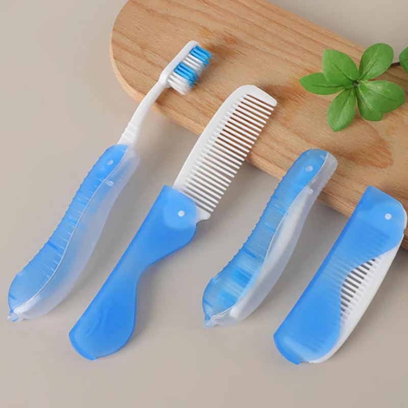 

Портативная гигиеническая складная одноразовая зубная щетка-расческа для путешествий, кемпинга и походов, инструменты для чистки зубов