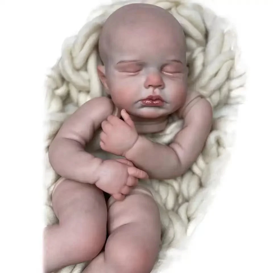 Saskia 19 Inch Loulou Reborn doll Kits bebe Genesis Artist Handmade Painted Bebe kit reborn nuovi arrivi Realistic Accessories