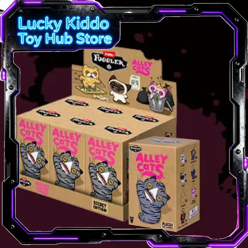 

Fuggler Alley Cats Series Trendy Blind Box Toys Cute Tooth Monster Pendant Ugly Cute Trendy Play Toys Keychain Bag Hanging Gifts