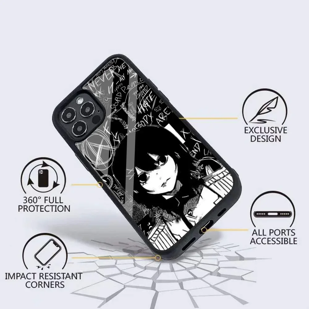 Anime JUUZOU SUZUYA Tokyo Ghouls Phone Case For IPhone 15 14 13 ProMax 11 12Mini Alex Mirror For Magsafe Wireless Charging Cover