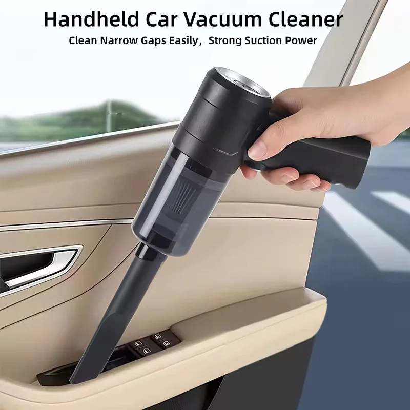 Wireless Handheld Car Vacuum Cleaner, Portable Rechargeable Mini Vacuum for Car Interior, Home & Keyboard Cleaning