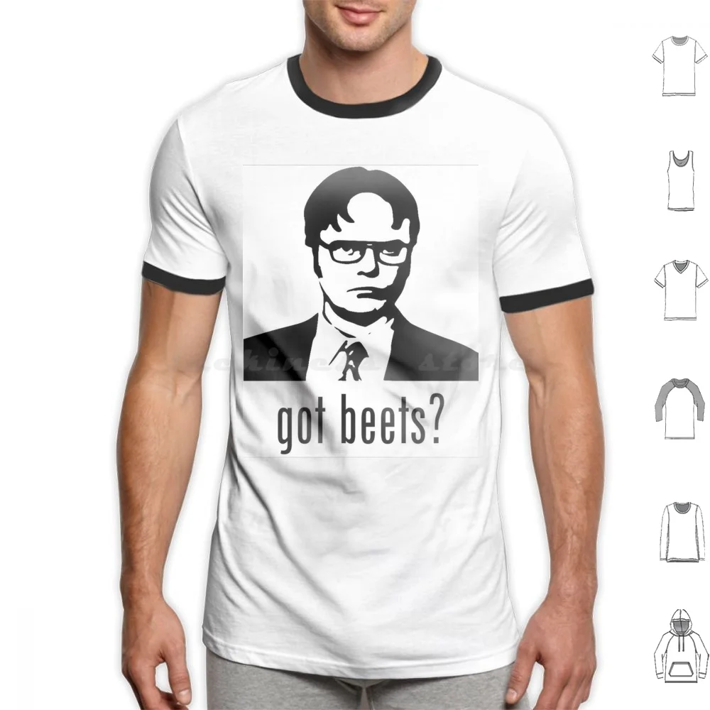 & Quot; Bekam Rüben? & Quot ;-Dwight Schrute Die Büro T Shirt Große Größe 100% Baumwolle Dwight Schrute Die Büro Dwight Schrute