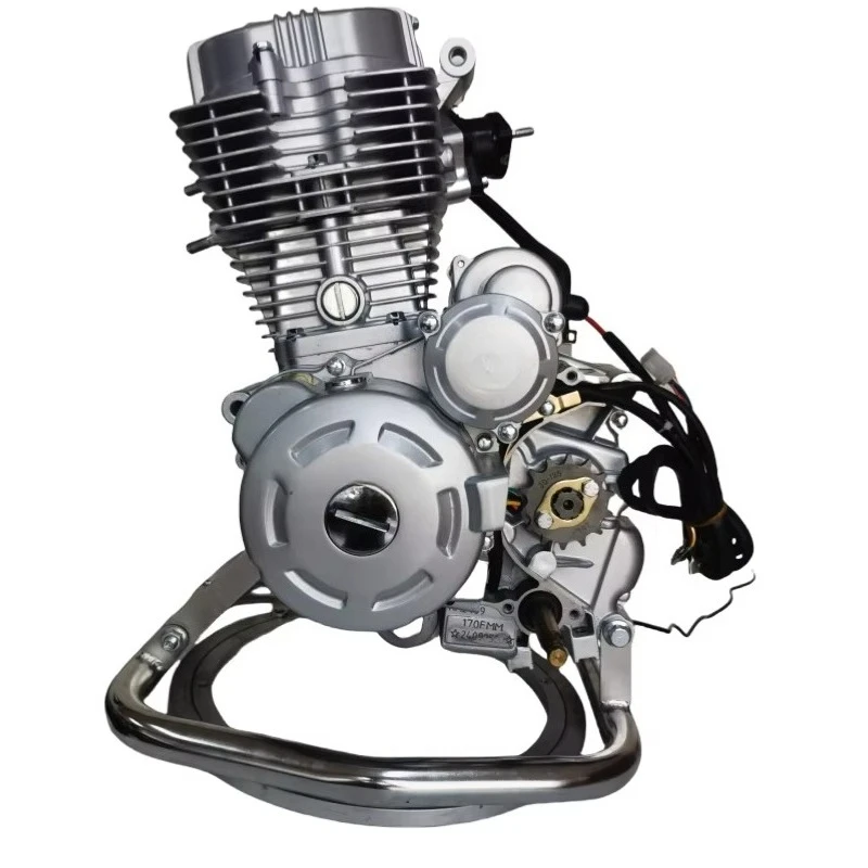 250CC CG250 4 Stroke Air Cooled Engine Assembly, Reliable Running Performance Ideal For Motorbike And Tricycle Repair