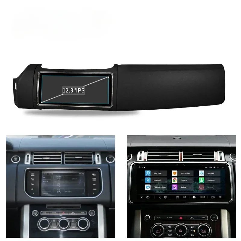 Android 12 6+128G flip screen 12.3 Inch Multimedia Player Car Stereo Radio For Range Rover Vogue L405 2013-2020 GPS