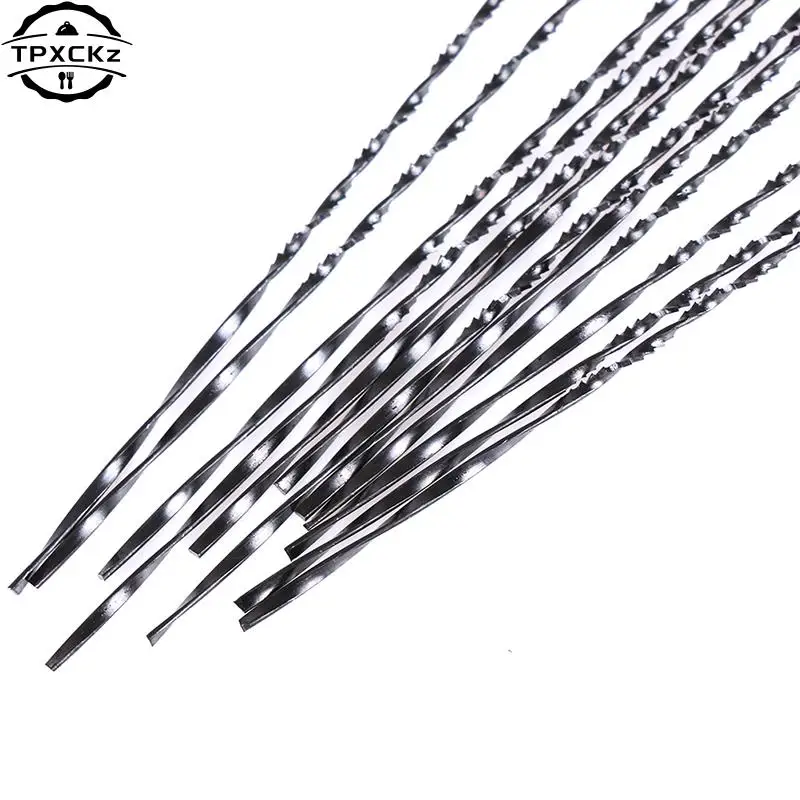 Cortador de hoja de sierra de alambre de diamante, cuchillas de plantilla de corte de Metal para joyería, herramientas de artesanía de mano para