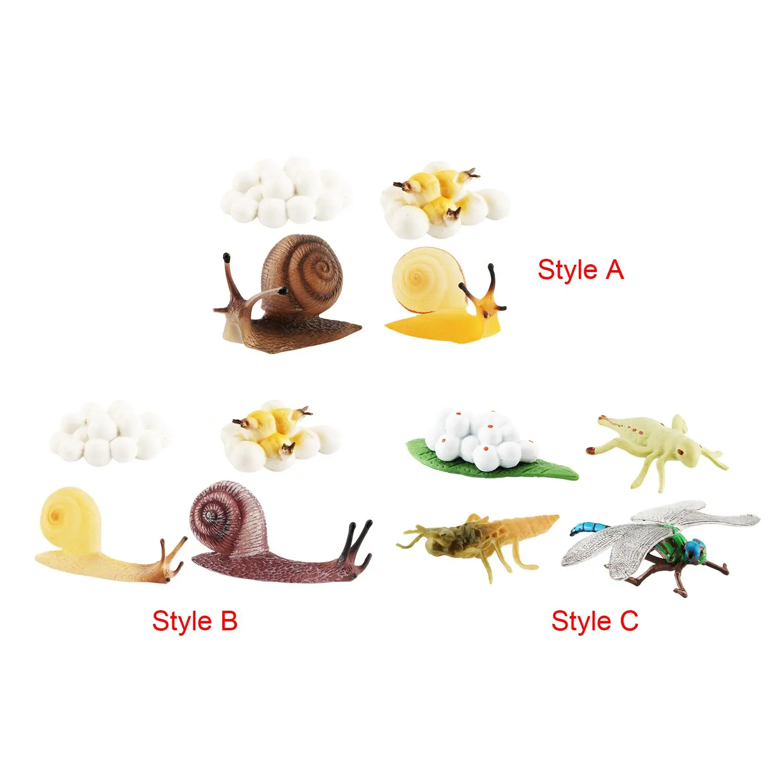 Montessori Growth Stage Toys Animal Figurines Puzzle Teaching Aid Gifts Life Model Set