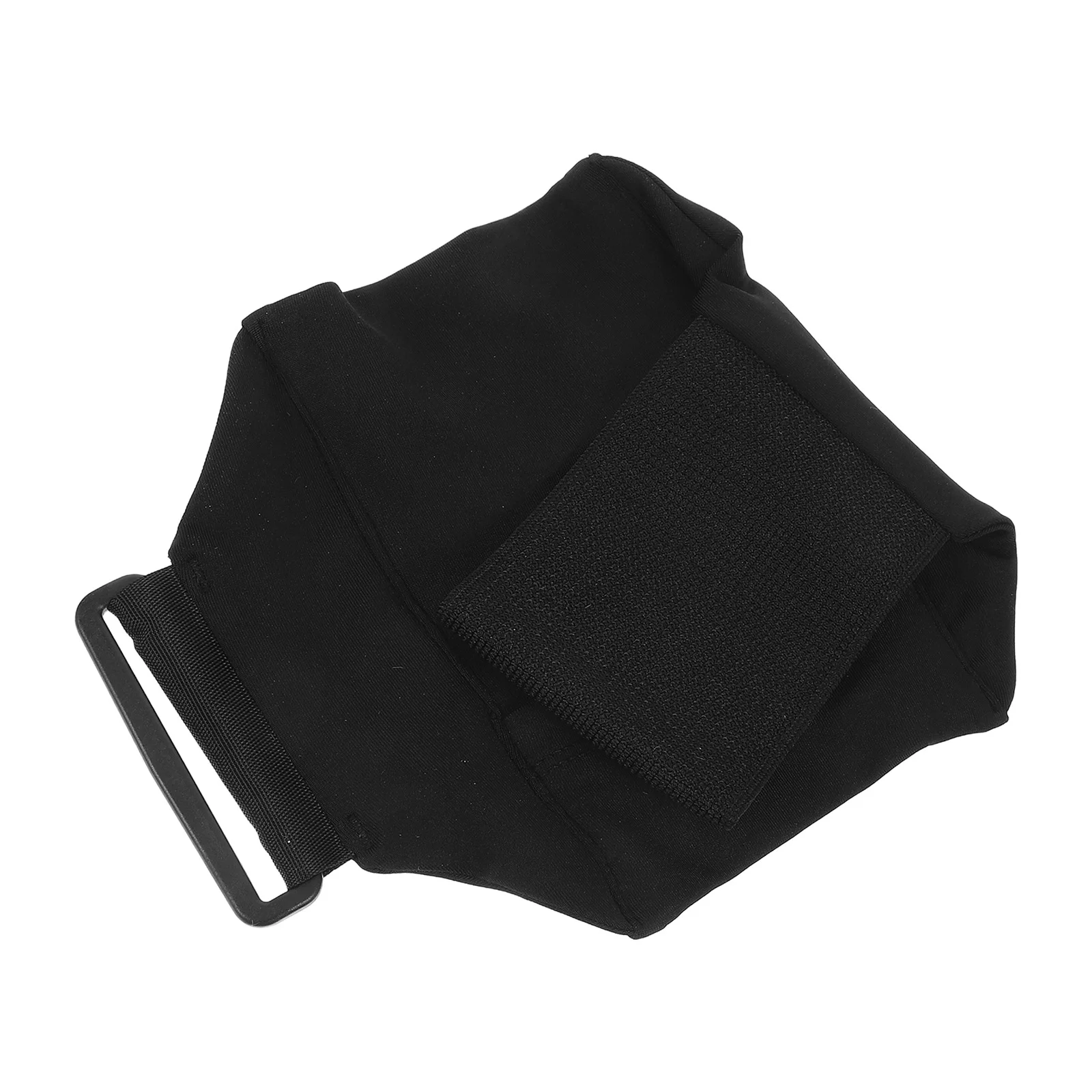 

Black Sports Running Leg Pouch Elastic Calf Bag Hook and Loop Tape Cell Phone Holder Storage Case Workout Pouch Exercise Bag for