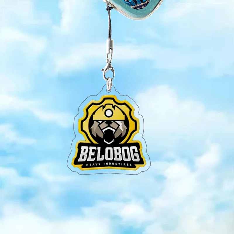 Zenless Zone Zero Faction Gentle House Belobog H.S.O.S.6  Logo Strap Lanyard For Mobile Phone Case Keychain Key Chain Cover Hang