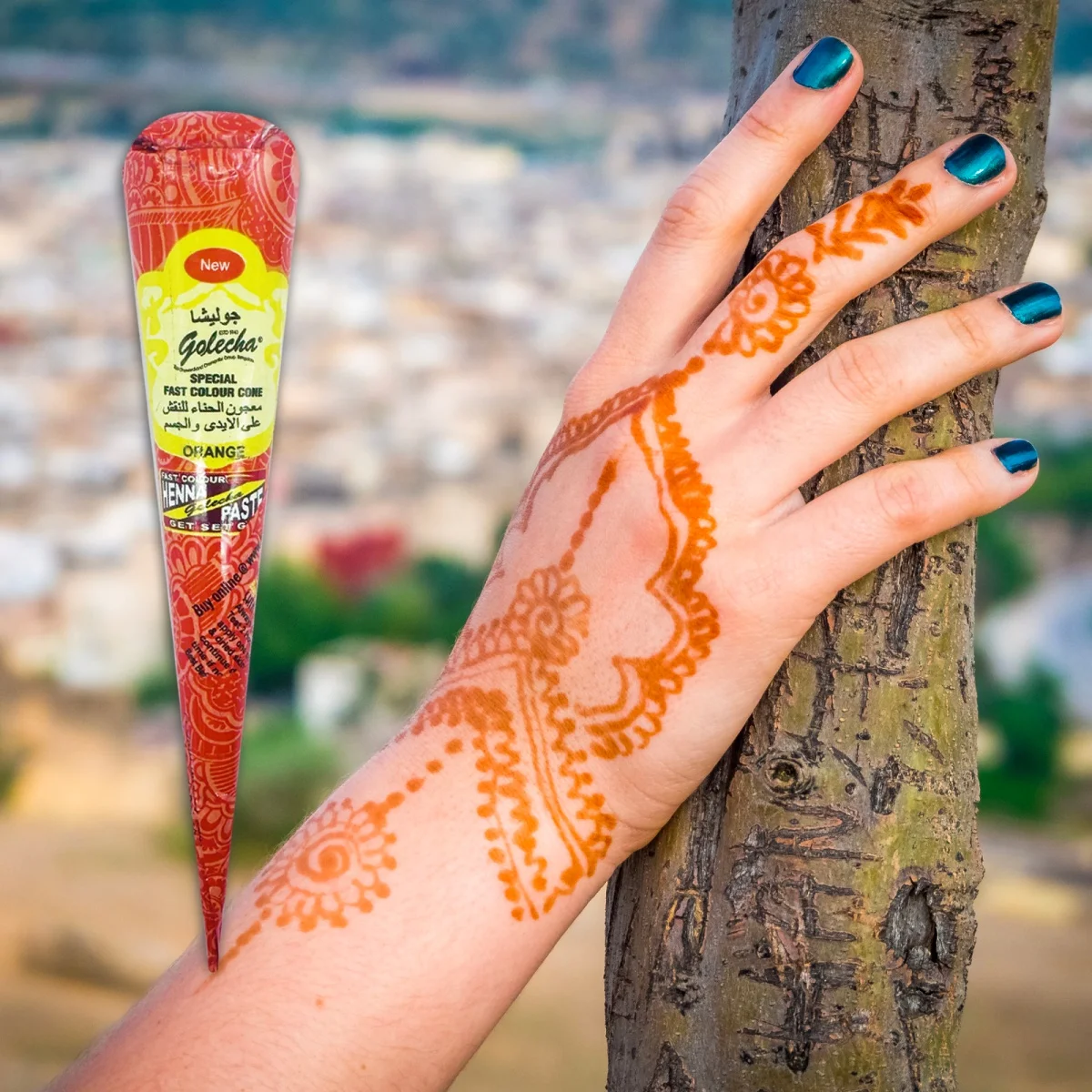 Mehrfarbige indische GOLECHA Henna Kegel Tattoo Paste für temporäre Tattoo Aufkleber Körperbemalung Kunst Creme Kegel Farbe DIY Farbe – Detail 5