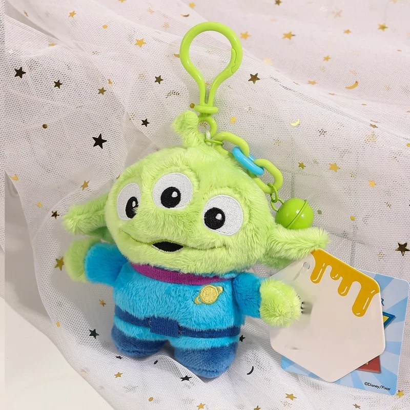 

Cute Alien Plush Toy Three Eyed Boy Cartoon Doll Keychain Pendant Children'S Birthday Gift Filled Animal Soft Stuffed Toy