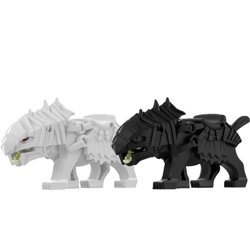 MOC Bauernhof Zoo Tier Bausteine Krokodil Shark Delphin Schimpanse Kuh Leopard Lernspiel Zubehör Ziegel Kinder Spielzeug
