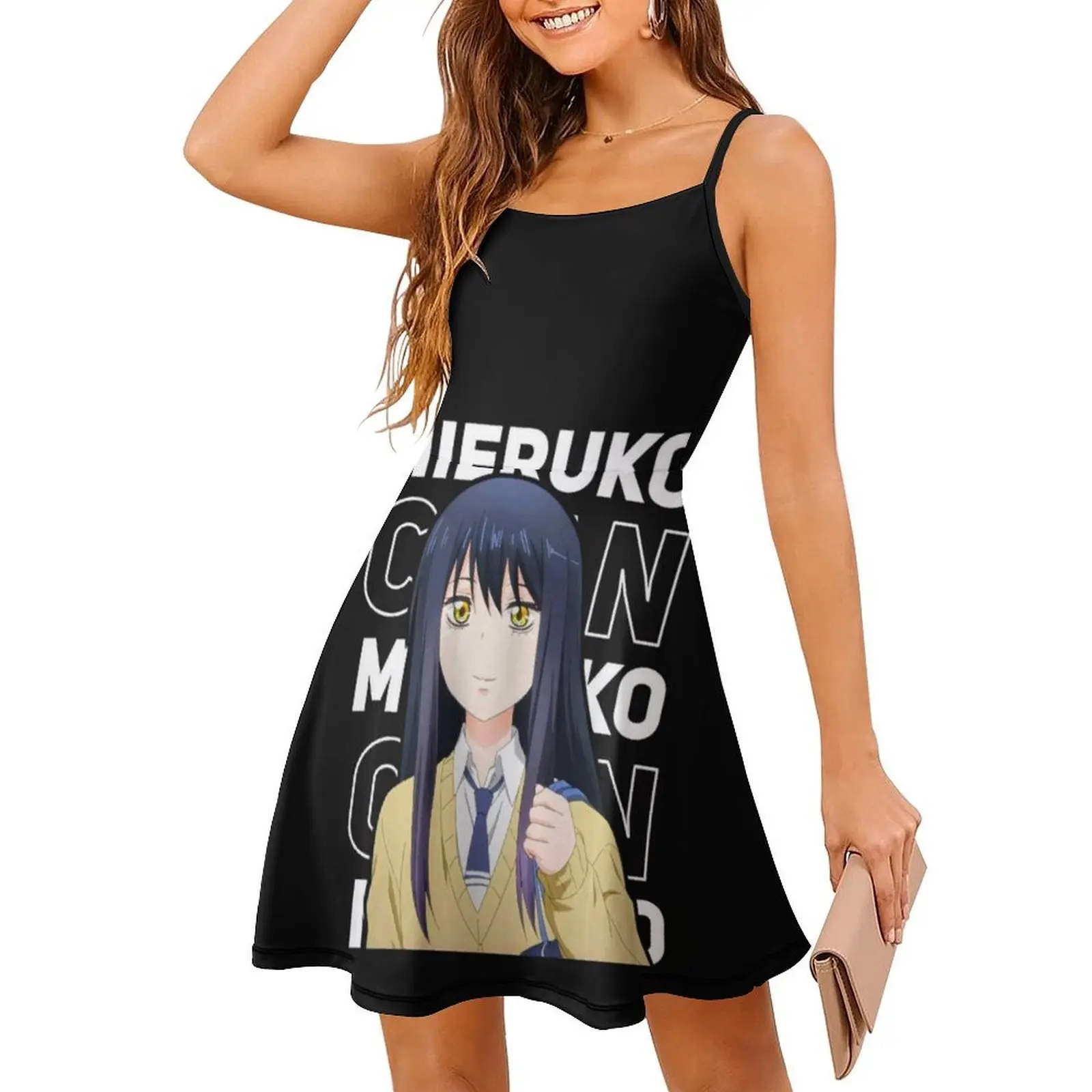 فستان Mieruko Chan البوهيمي العتيق بأكمام منتفخة أو خيارات بدون أكمام للنساء فستان أنيمي Mieruko Chan Manga Mieruko Chan #3