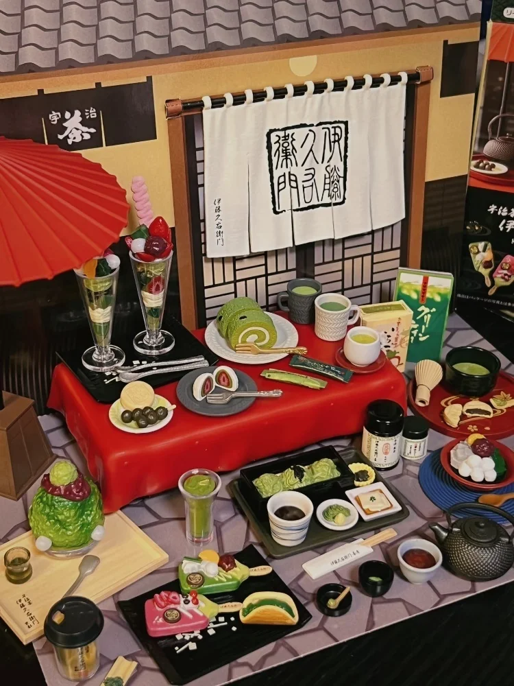 리멘트 캔디 토이 미스터리 박스 미니어처 티 월드 애니메이션 피규어 컬렉션 블라인드 박스 가샤폰 수집용 모델