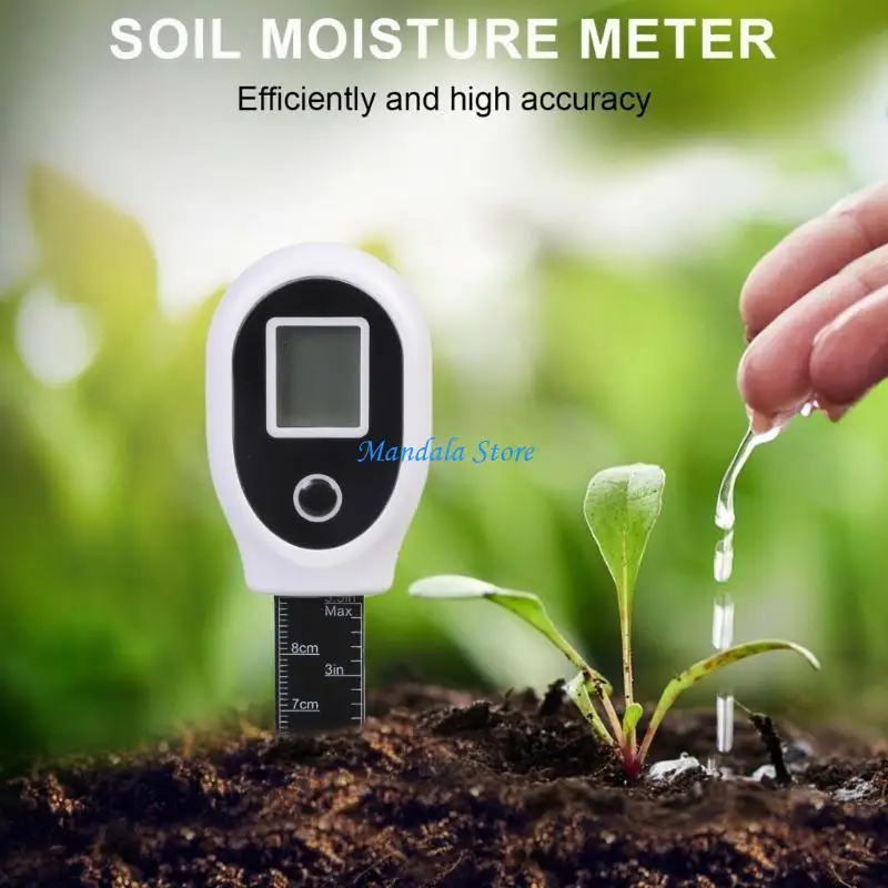 

U2JC Convenient Soil Moisture Checking Plant Health Monitors Easy to Read Soil Hydrometer Easy Carry for Professional & Home
